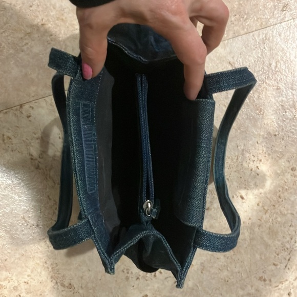 Vintage GUESS Denim purse - Picture 2 of 11